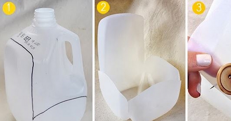 Clever Ways To Reuse A Milk Jug